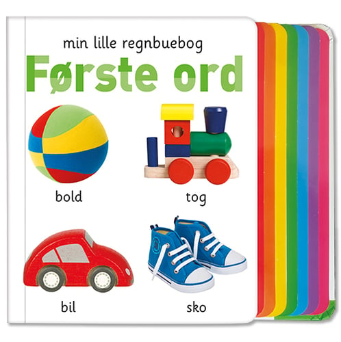Min lille regnbuebog - Første ord - picture