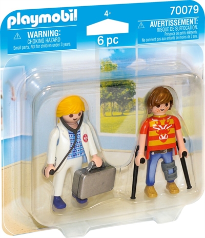 Playmobil Doktor Og Patient 70079_0