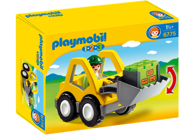 Playmobil 1.2.3 Excavator 6775_1