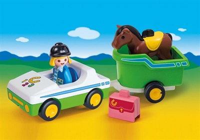 Playmobil Bil Med Hestetrailer 70181 - picture