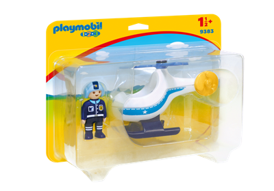 Playmobil Politihelikopter 9383 - picture