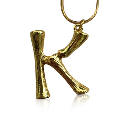 Everneed Bamboo Letters K – Guld_0