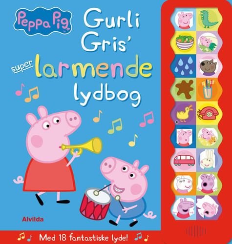 Peppa Pig - Gurli Gris' super-larmende lydbog (med 18 fantastiske lyde)_1
