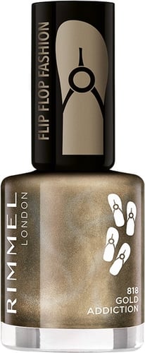 Rimmel 60 Seconds Flip Flop Shades Nail Polish 8ml  818 Gold Addiction_0