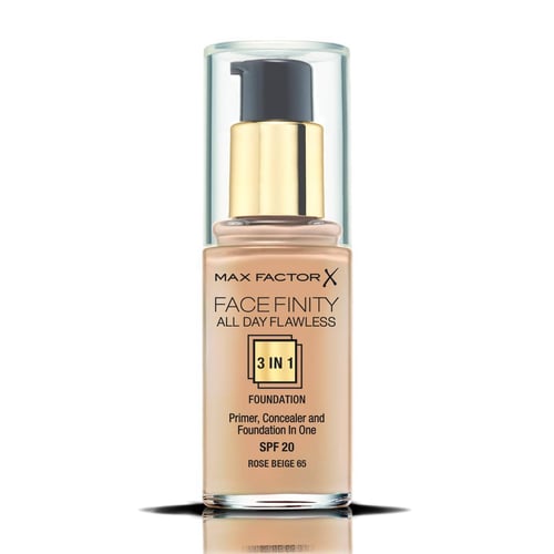Max Factor Facefinity All Day Flawless 3In1 Spf20 nr.065 Rose Beige 30ml Fondation_0
