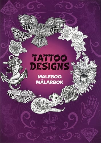 Tattoo Designs Målarbok_0