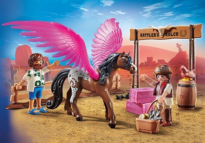 PLAYMOBIL:THE MOVIE Marla and Del with Flying Horse 70074_2