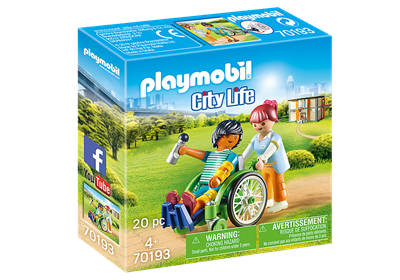 Playmobil Patient i Rullstol 70193 - picture