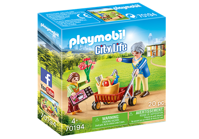 Playmobil Bedstemor Med Barn 70194_0