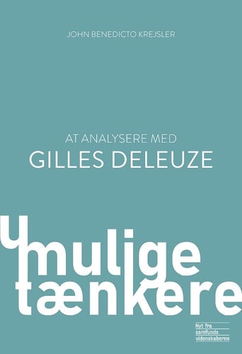 At analysere med Gilles Deleuze - picture