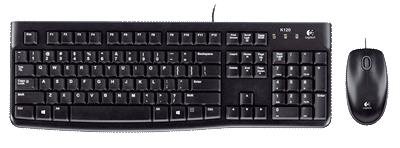 Logitech MK120 Tastatur USB QWERTY Nordischer Raum Schwarz_0