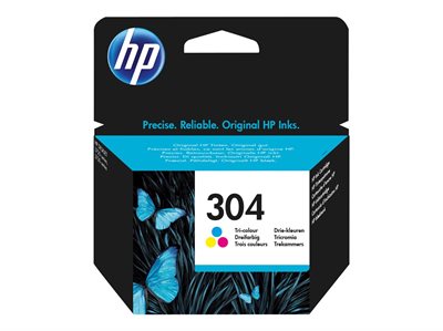 HP 304 N9K05AE CMY Tintenpatrone, 100 sider_0