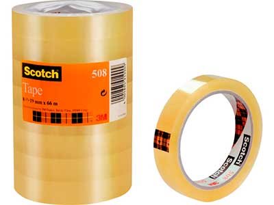 Tape Scotch 15Mm X 66M Transperant, TÃ¥rn Med 10 Rl_0