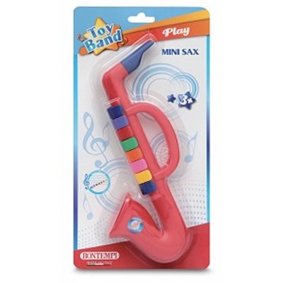 Bontempi Saxofon i plast m/8 farvede knapper +3år_0