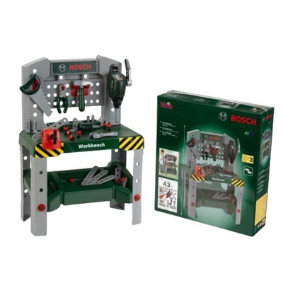 Klein Bosch arbejdsbænk m/43 dele +3år_0