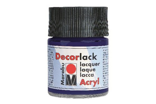 Marabu Decorlack 50ml 055 M.Marineblå_0