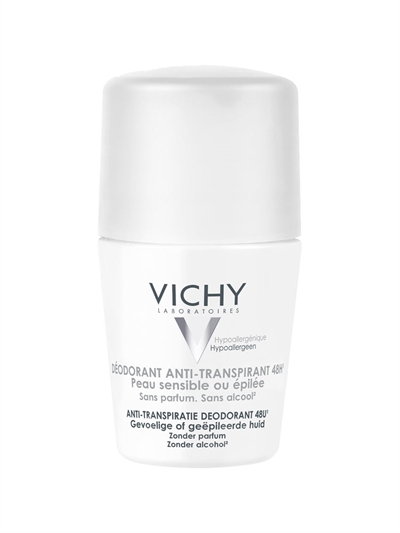 Vichy Deo Antiperspirant 48H Roll On White Cap 50.0 ml_0