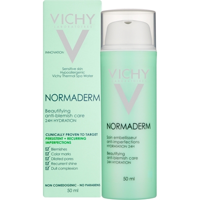 Vichy Normaderm Beautifying Anti-Blemish Care 50ml 24H återfuktning_0