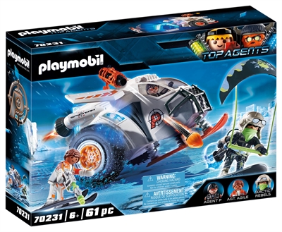 Playmobil Spy Team snöglidare 70231 - picture