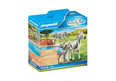 Playmobil Två zebror med unge 70356 - picture