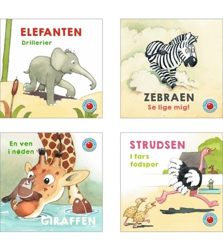 Snip Snap Snude: En dag i Zoo 1-4 (æske med 48 stk. ass. - pris pr. stk. ca. kr. 14,95_0