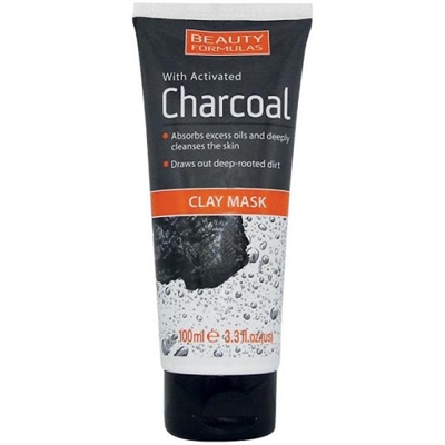 Beauty Formulas Charcoal Clay Mask 100ml - picture