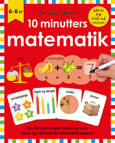 De små lærer - Skriv og visk ud - 10 minutters matematik - picture