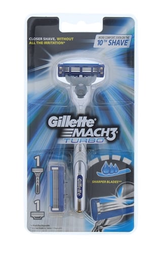 Gillette Turbo Mach3 Razor 2Up | Pluus.se
