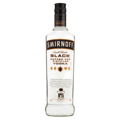  Smirnoff Black Vodka 40% 70 cl. _0