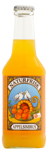  Naturfrisk Appelsinbrus ØKO 12x25 cl. (flaske) _0