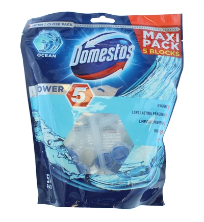 Domestos Toilet Blocks Ocean 5x55g_0