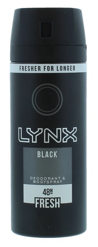 Lynx 150ml Deo Body Spray Black New Pack_0