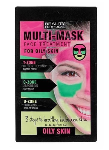 Beauty Formulas Multi Mask For Oily Skin 15G_0