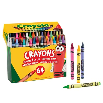 Farvevoks Crayola (64 pcs) - picture