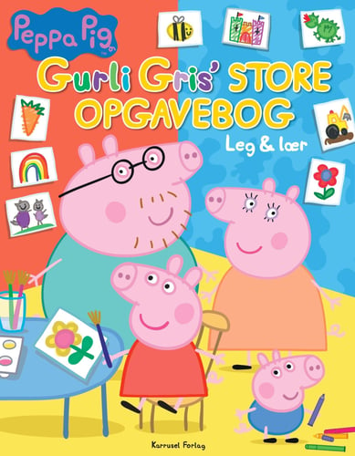 Peppa Pig - Gurli Gris' store opgavebog - Leg og lær - picture