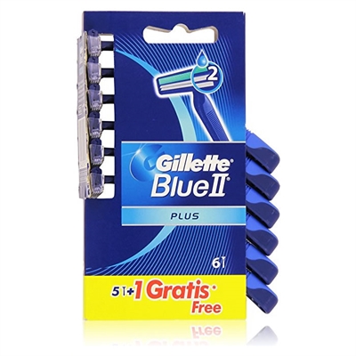 <div>Gillette Blue II Plus engangsskrabere 6 stk</div>_0