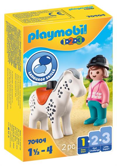 Playmobil Rider with horse 70404_0