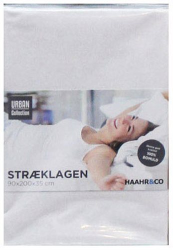 Fitted Sheet White 140X200X35 cm_0