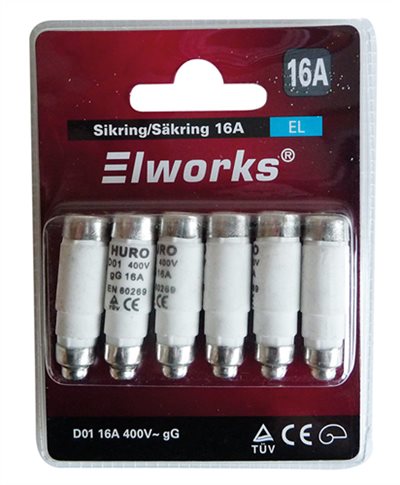 Elworks Sikringer Do1 Nz 16A 2-021-0    _0