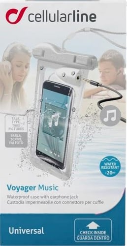 Waterproof "Voyager" cover for smartphones, White - picture