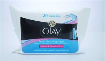 Olay Facial Cleansing Wipes renseservietter 20 stk_0