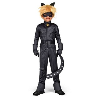 Kostume til børn Cat Noir (Størrelse 12-14 år) DANSK TITEL SKAL VÆRE DEAKTIVERET/SK - picture