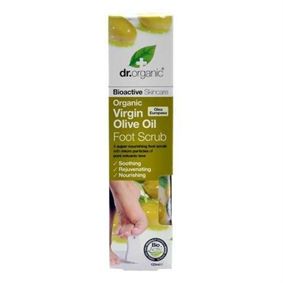Dr. Organic, Virgin Olive Oil Foot Scrub, 125 Ml._0