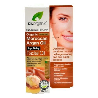Dr. Organic, Moroccan Argan Oil Age Delay Facial Oil, 30 Ml._0