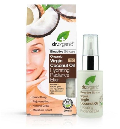Dr. Organic, Virgin Coconut Oil Hydrating Radiance Elixir, 30 Ml._0