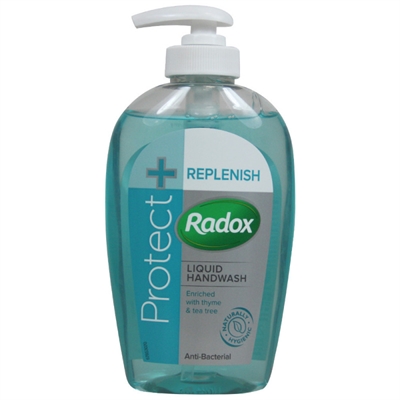 Radox flydende håndsæbe med timian og tea tree 250 ml_0