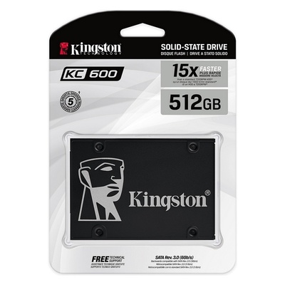 Ekstern harddisk Kingston SKC600/1024G 2.5" SSD Sort_0