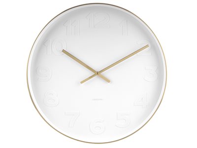 Väggklocka Mr. Vit      _0