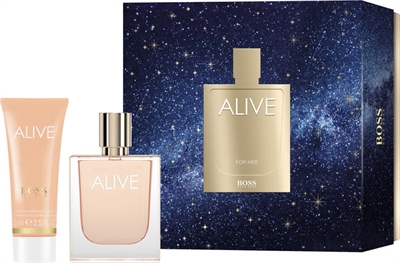 Hugo Boss Alive Gaveæske EDP Spray 50 ml + Body Lotion 75 ml _0