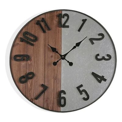 Wanduhr Holz MDF/Metall (5 x 60 x 60 cm) - picture